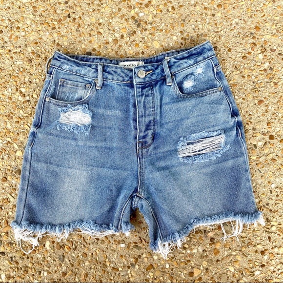 PacSun Pants - Pacsun Distressed Mom Jean High Rise Shorts 26